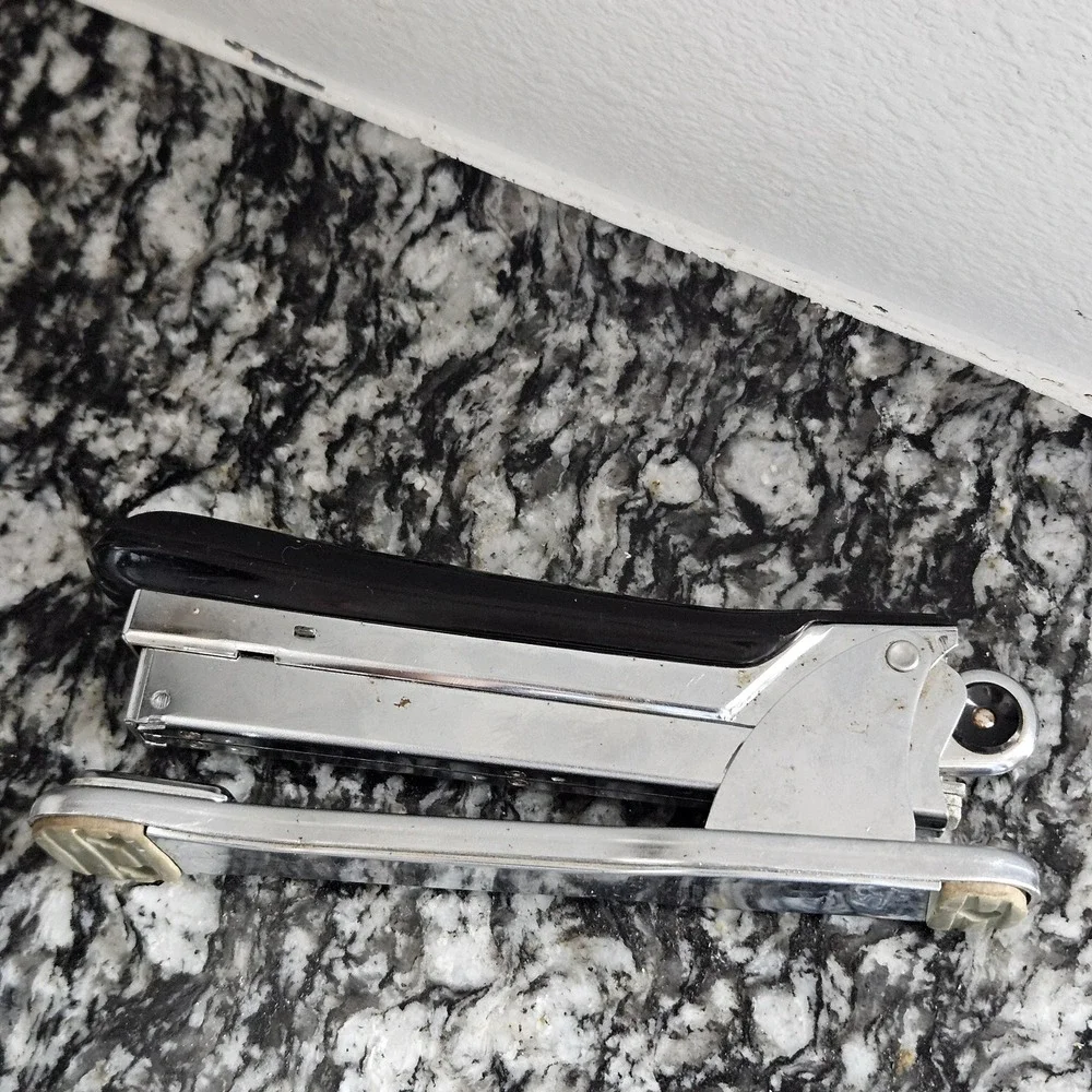 Ace Liner Vintage Black Stapler Model 502 Desktop Office Supply‎